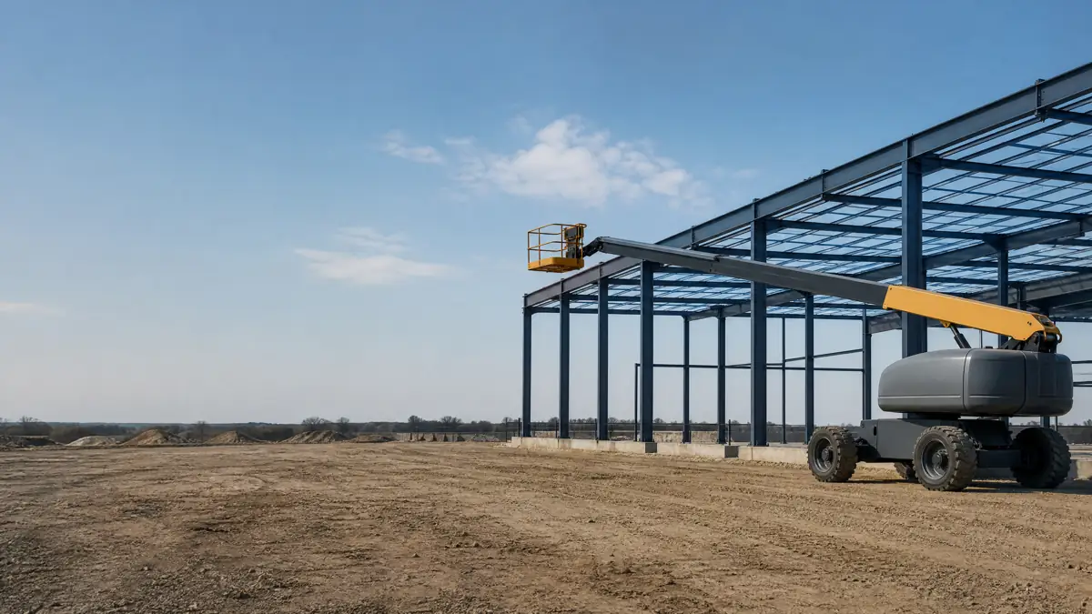 Boom Lifts jobsite access in Baton Rouge